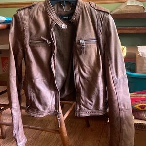 Black Rivet leather jacket, xs